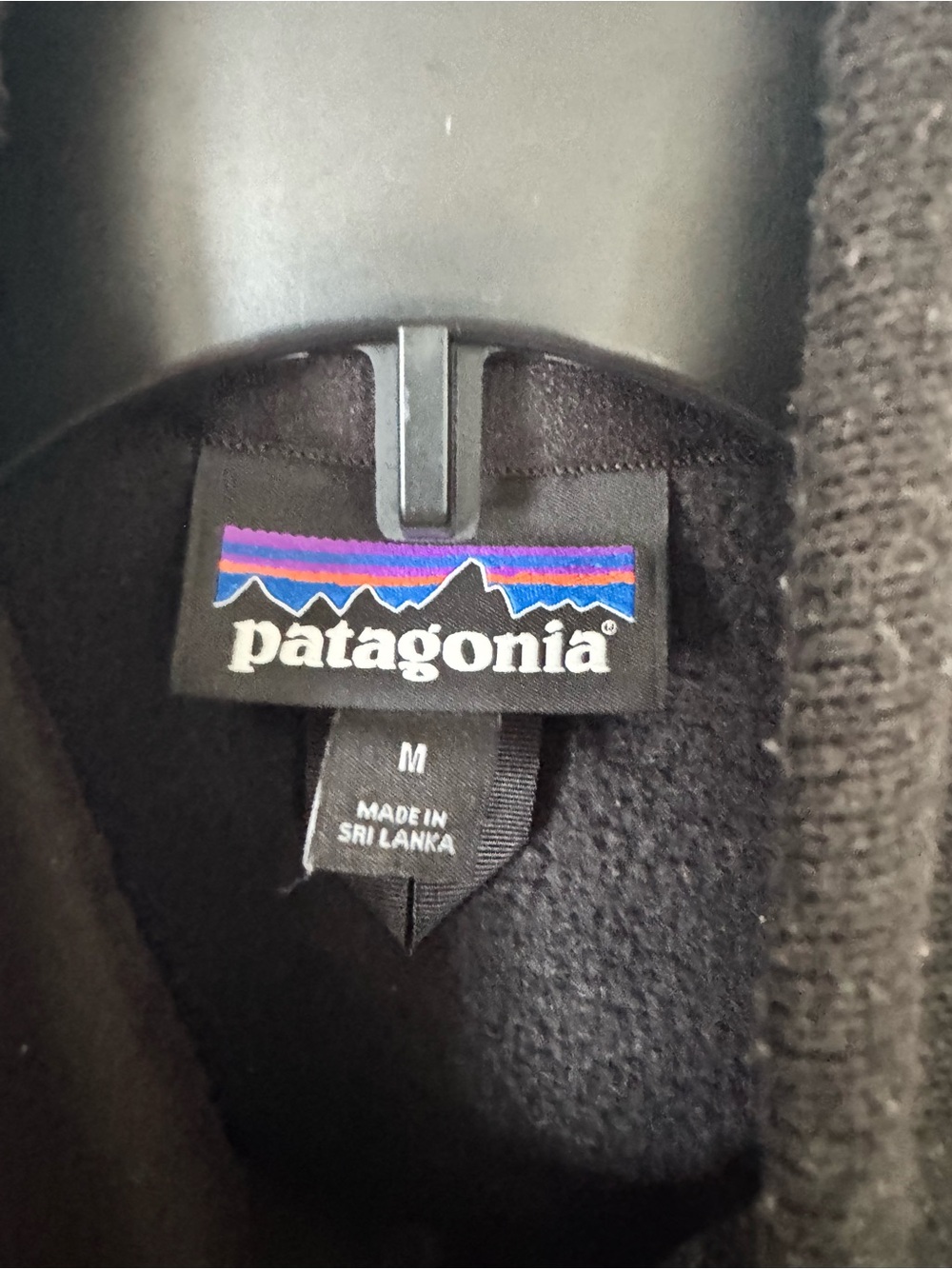 Patagonia Better Sweater Fleece Vest Black Full Zip Men’s Medium Recycled - Picture 3 of 7